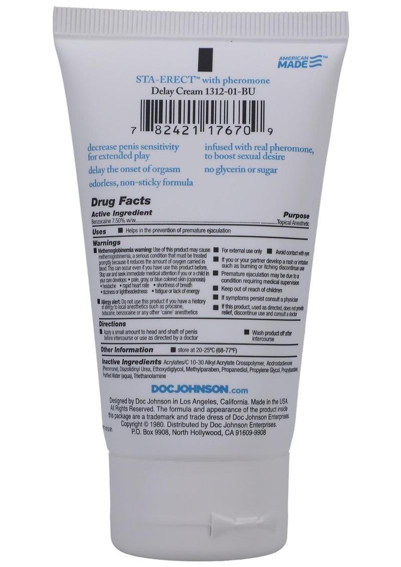 Sta-Erect Delay Creme For Men (boxed) 2oz