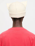 LOVERBOY BY CHARLES JEFFREY CHUNKY EARS BEANIE WHITE