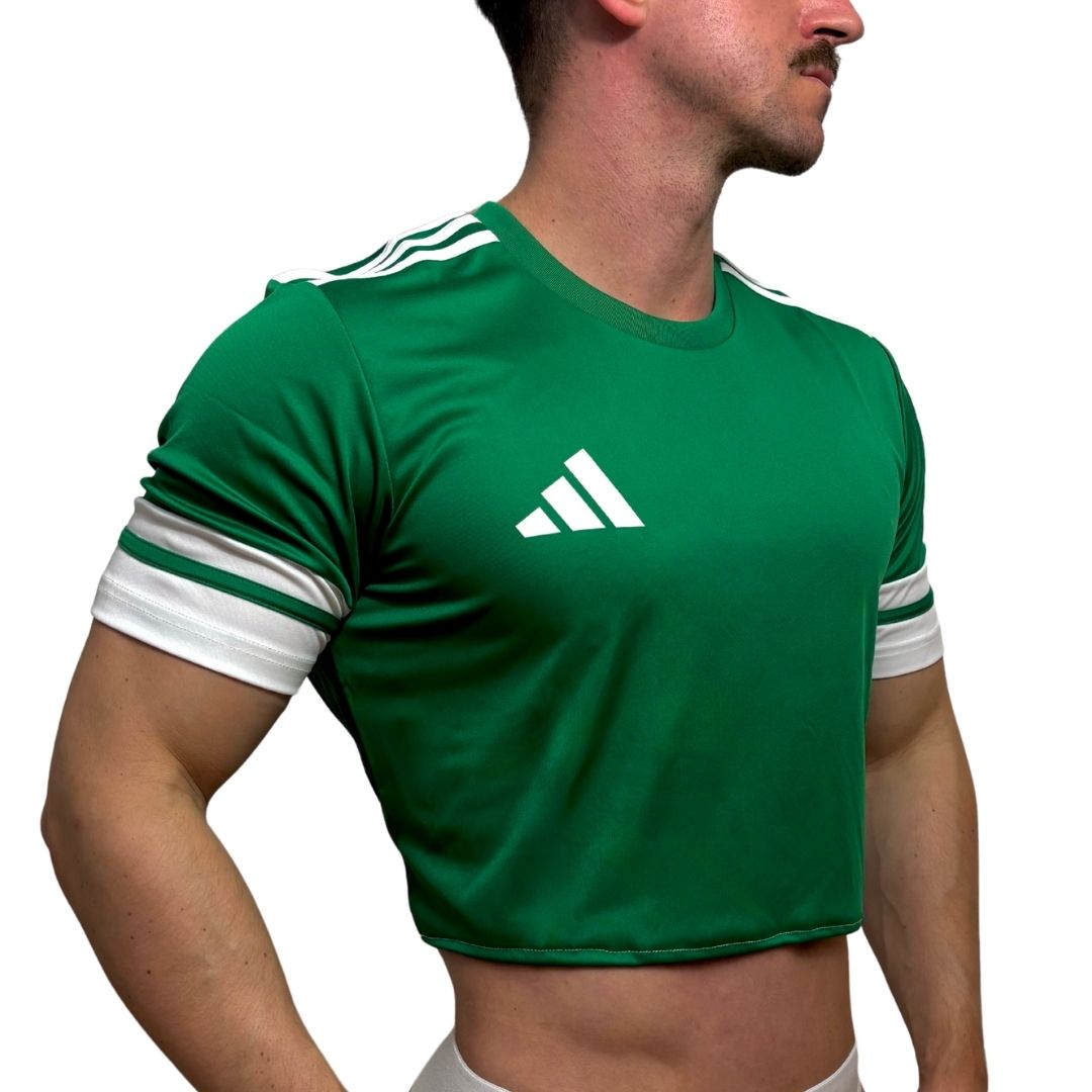Adidas Neo Green Short Sleeve Crop Top BY SNEAKERMASK