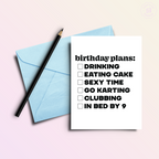 Birthday Checklist | Funny Birthday Greeting Card