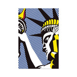 I Love Liberty By Roy Lichtenstein (New York) - Die-Cut Sticker