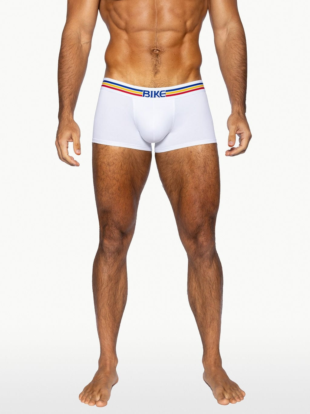 BIKE Stretch Cotton Trunk - White