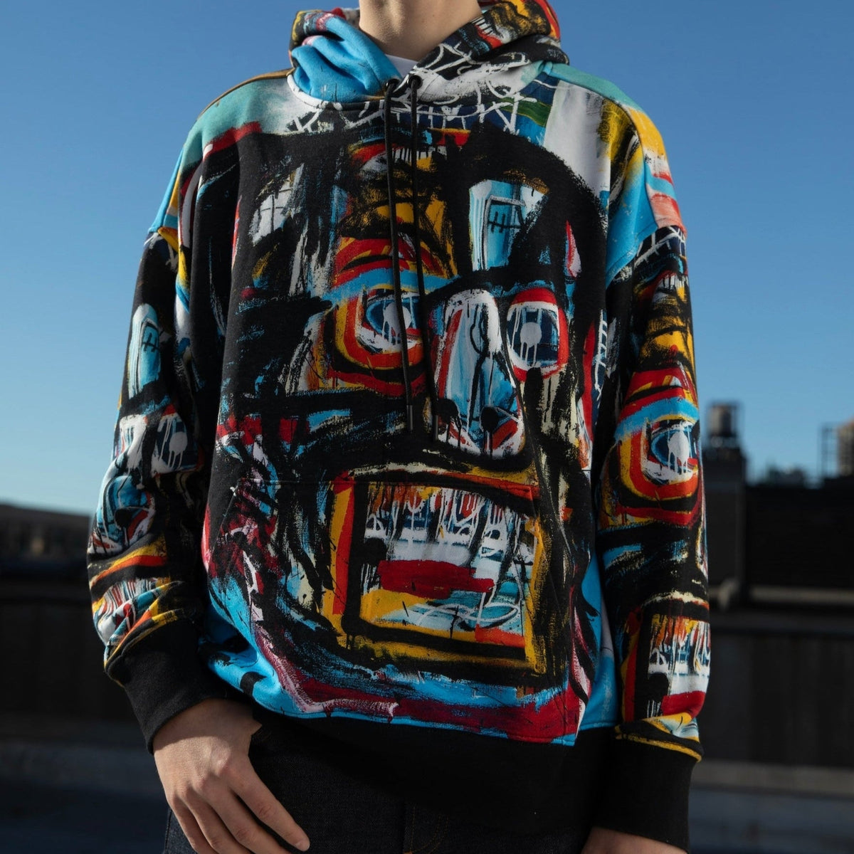 Jean-Michel Basquiat Untitled, 1982 Skull Hoodie