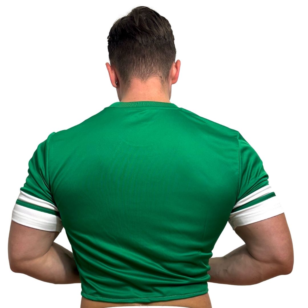 Adidas Neo Green Short Sleeve Crop Top BY SNEAKERMASK