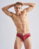 TEAMM8 Mvp Ribbed Brief - Maroon