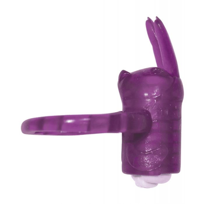Horny Honey Bunny Vibro Cock Ring - Purple