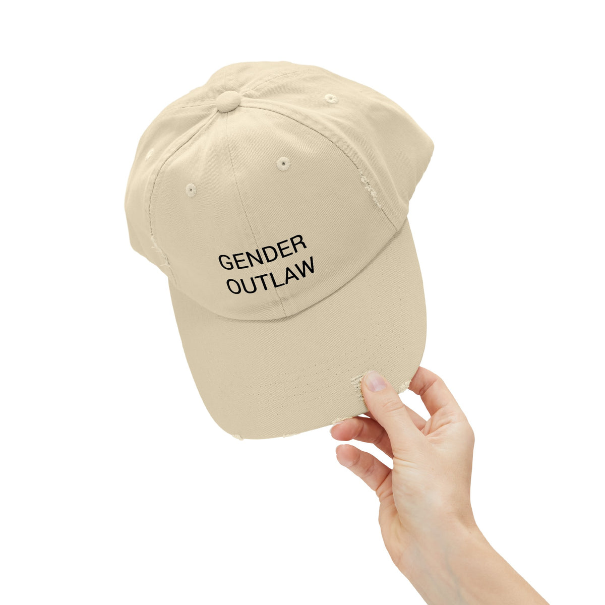 GENDER OUTLAW Distressed Cap in 6 colors