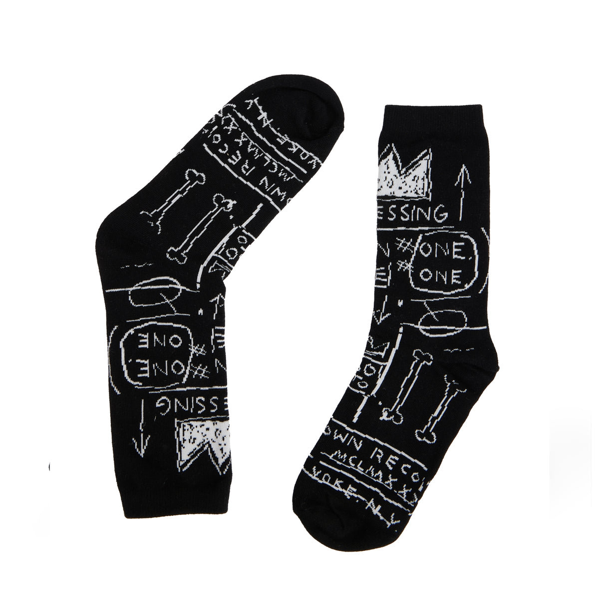 Jean-Michel Basquiat Beat Bop Knit Socks Box, Set of 2
