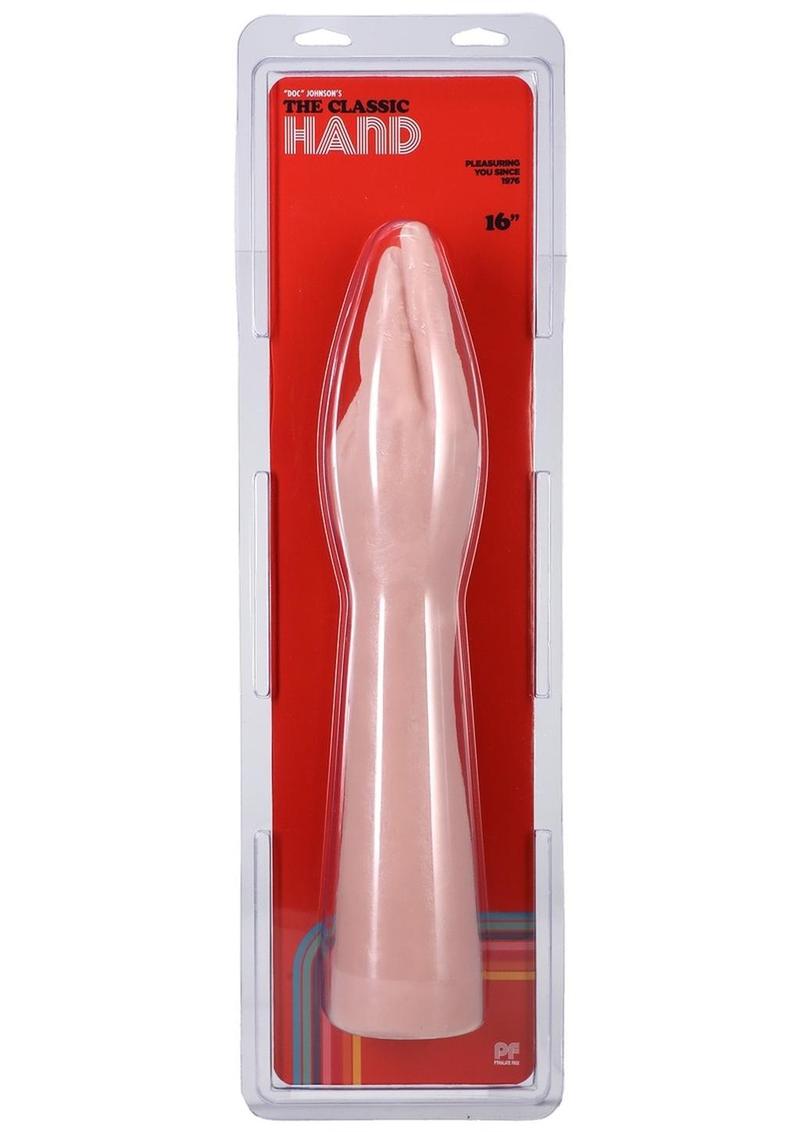 The Hand Dildo 16 in - Vanilla