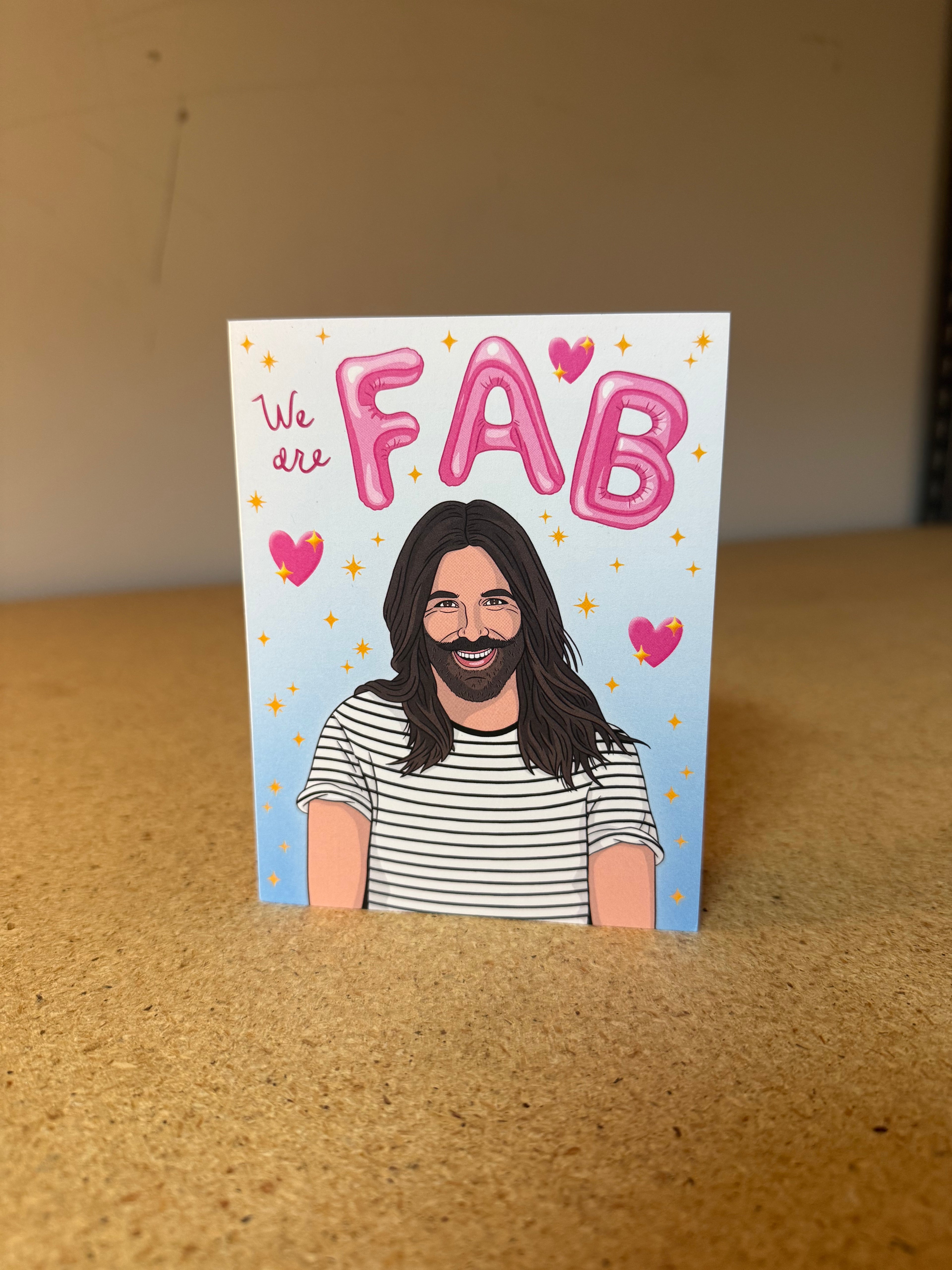JONATHAN VAN NESS WE ARE FAB CARD