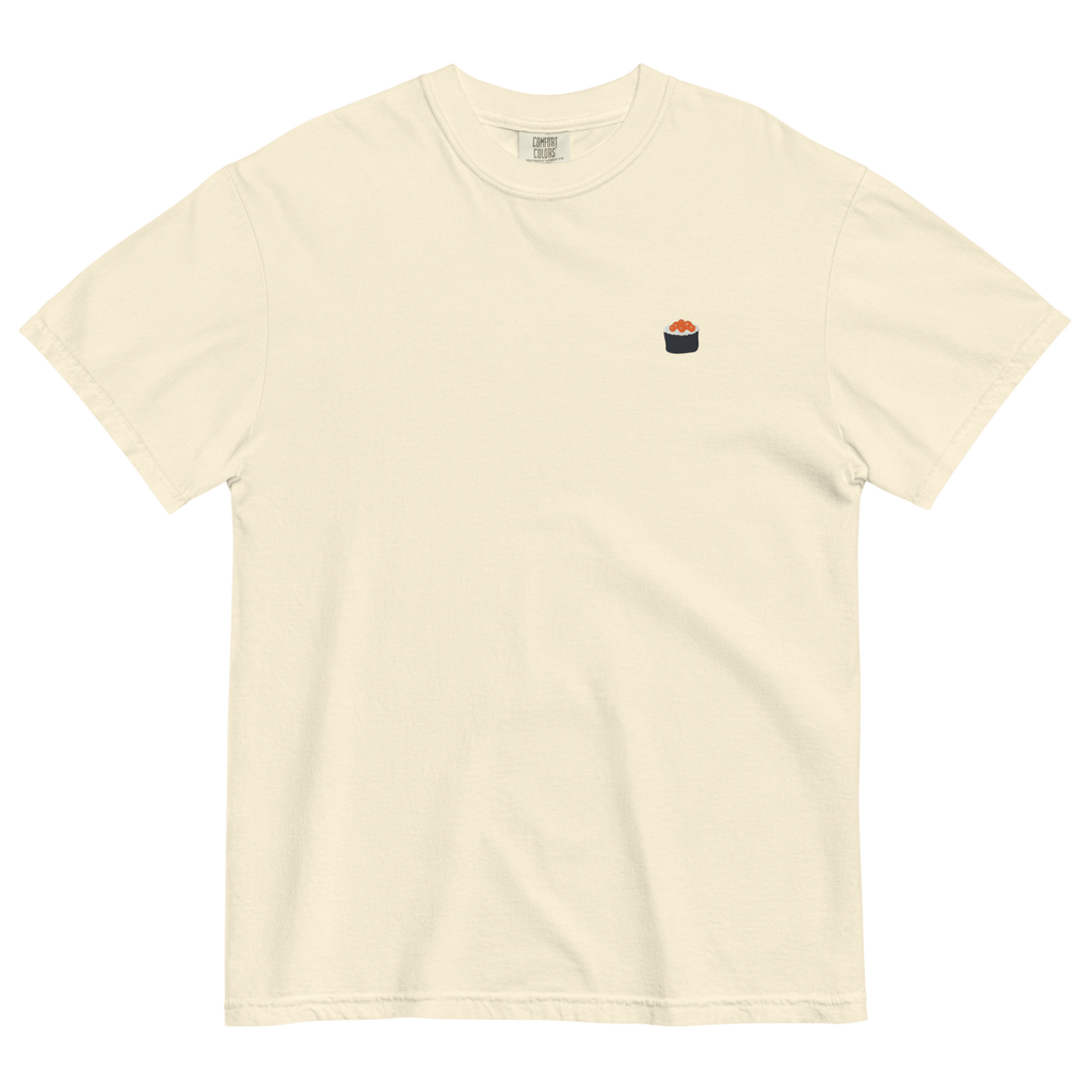 Salmon Roe Sushi Embroidered T-Shirt