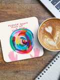 David Shrigley Coaster - Don't Fuck Up World
