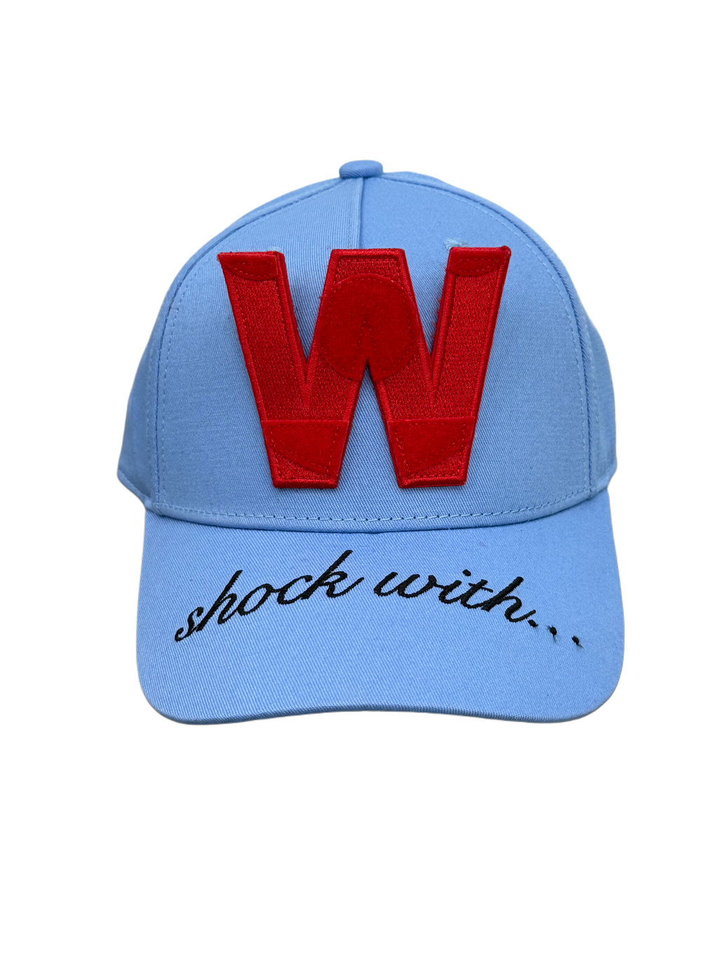 Smiley Cap in Placid Blue by Walter van Beirendonck