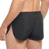 Goal Line Extreme Split Booty Shorts Black