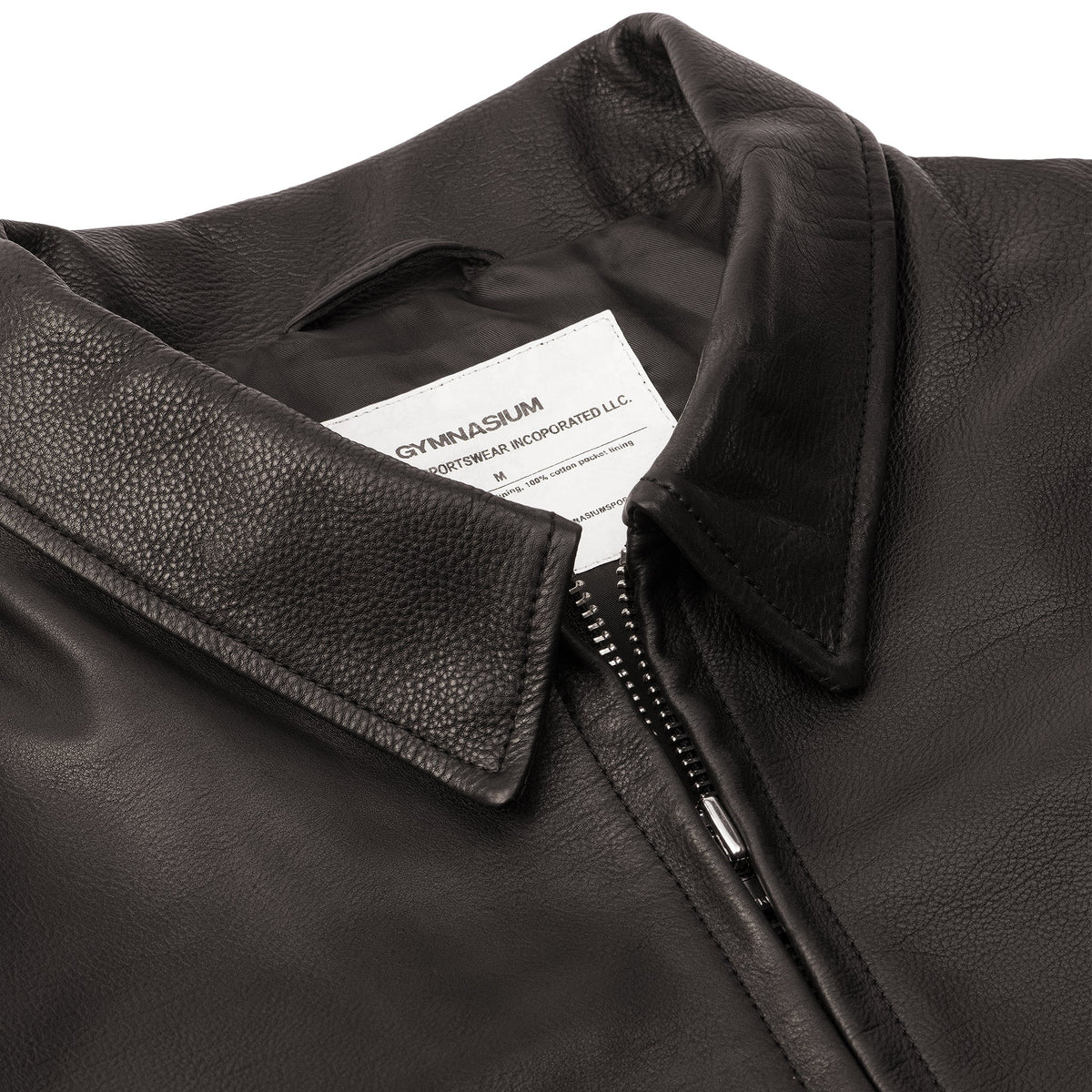 THE LEATHER RACER JACKET by GYMNASIUM