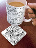 David Shrigley Coaster - Beer Swimmers