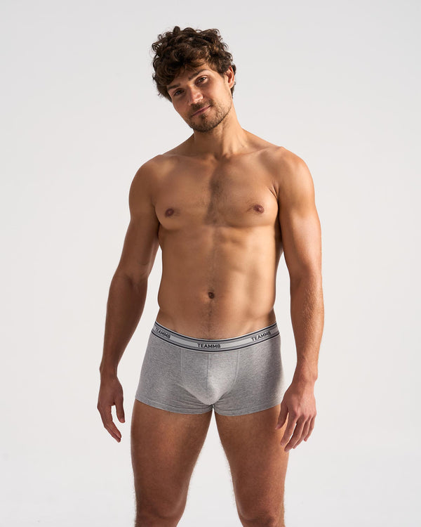TEAMM8 Cotton Classic Trunk - Grey Marle