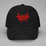 Good Boy Dad Hat by yes homo - black