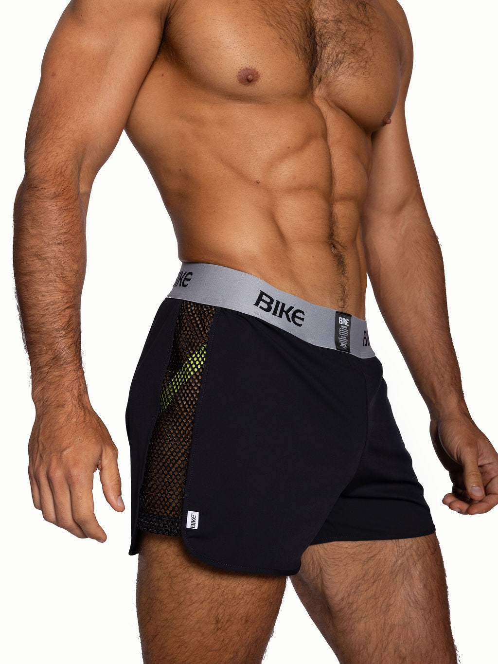BIKE Peek-A-Boo Jock Short - Black