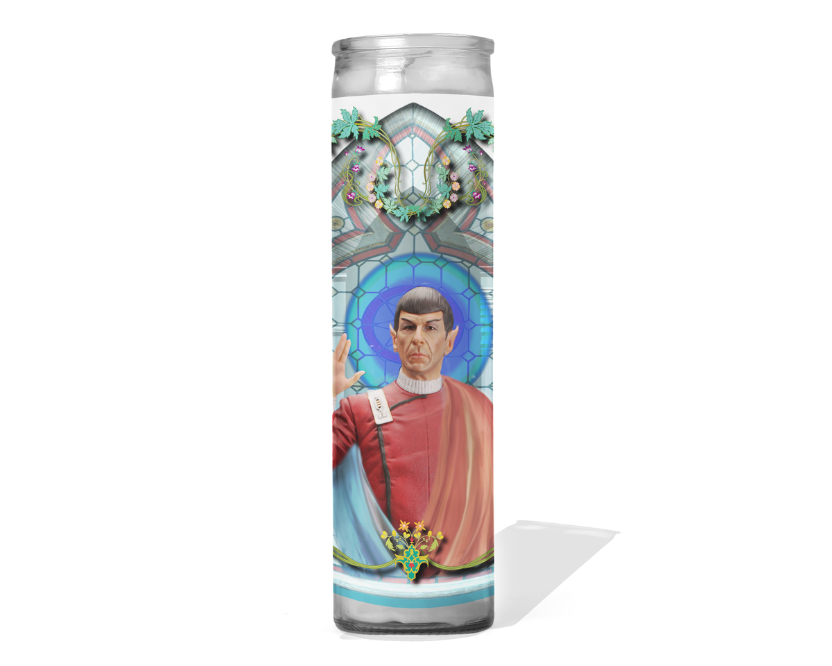 Spock Celebrity Prayer Candle - Star Trek
