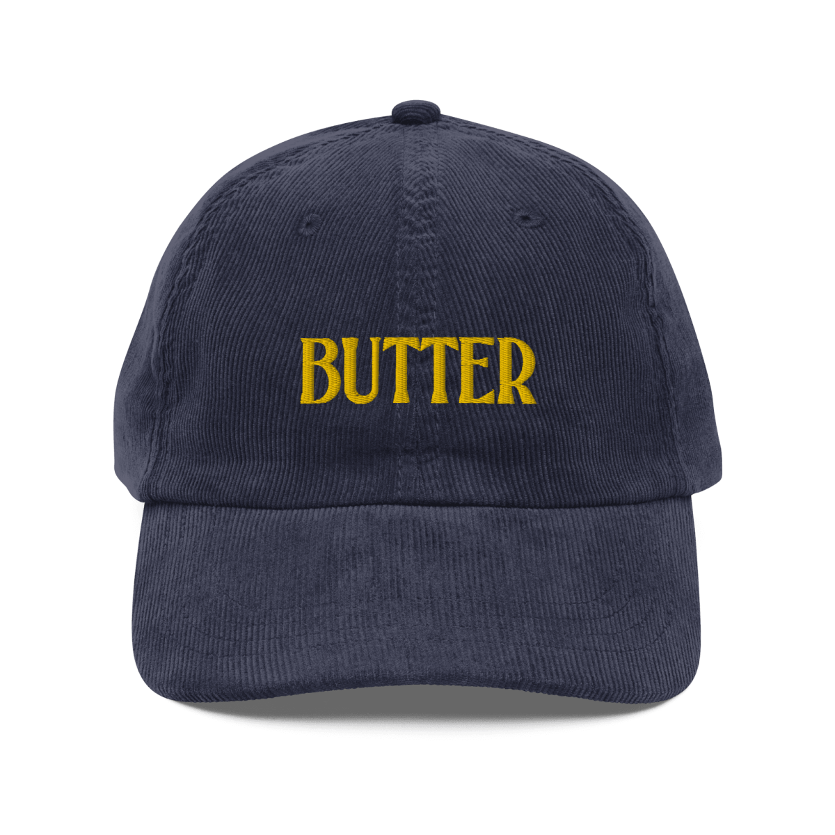 Butter Embroidered Courduroy Hat