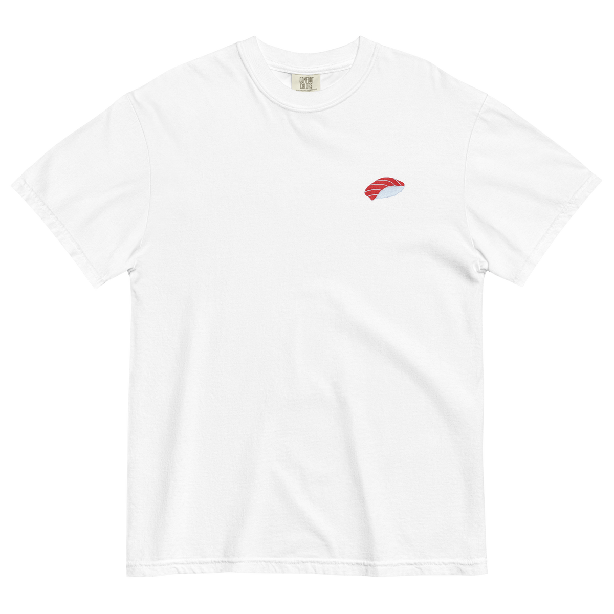 Tuna Sushi Embroidered T-Shirt