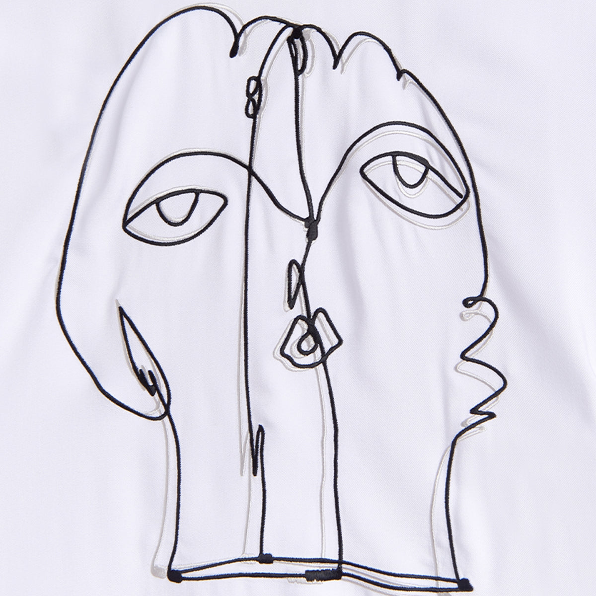 Calder Kiki Embroidered Cabana Shirt
