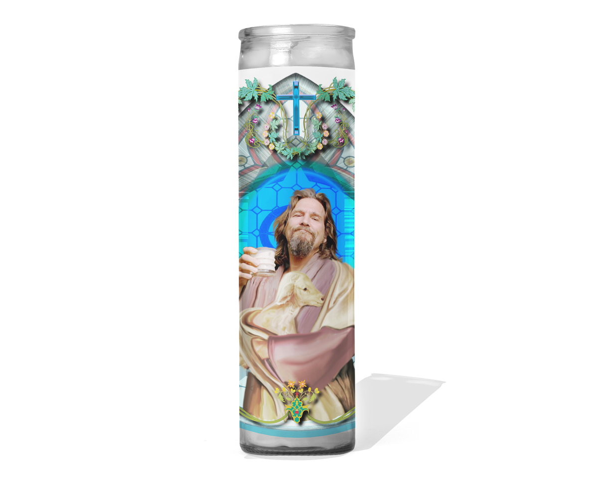 The Big Lebowski Celebrity Prayer Candle