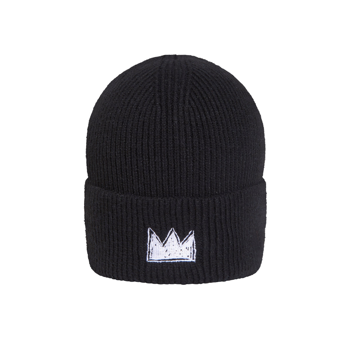 Jean-Michel Basquiat Embroidered Crown Beanie