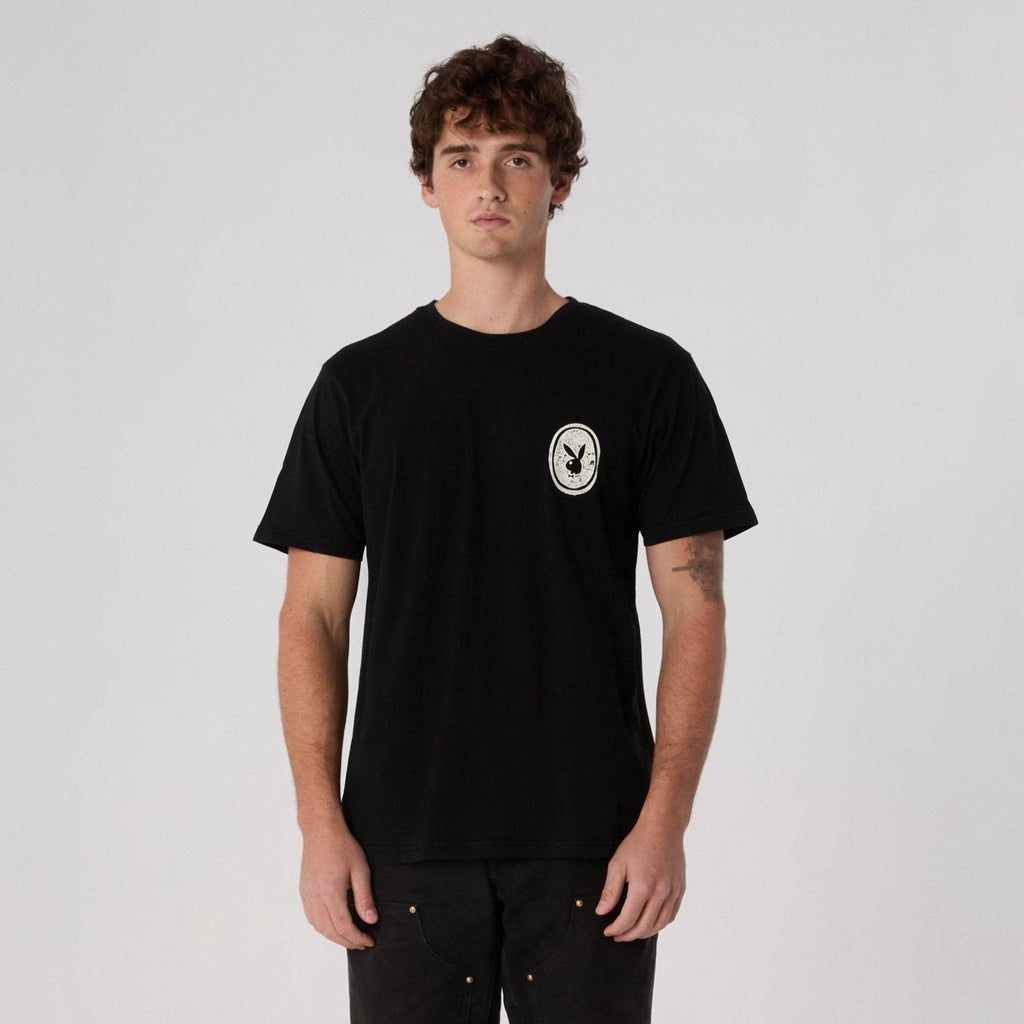 PLAYBOY Distress Emblem Tee