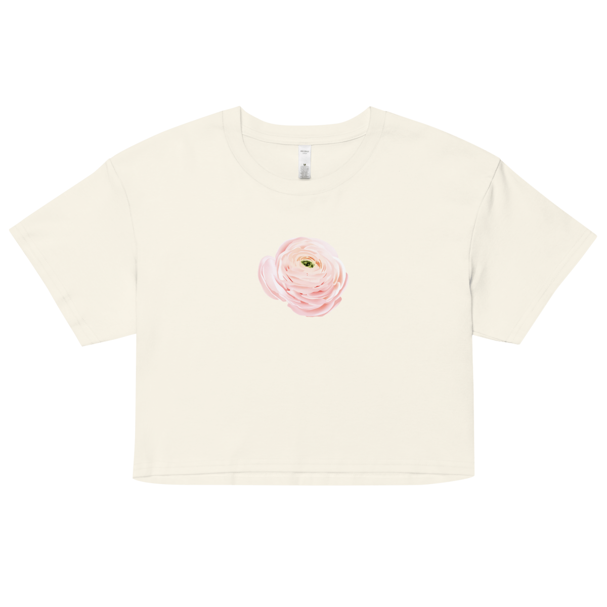 Rananuculus Flower Crop Top