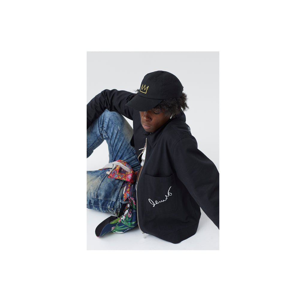 Jean-Michel Basquiat Gold Crown Dad Cap