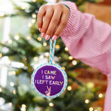 Left Early Needlepoint Ornament
