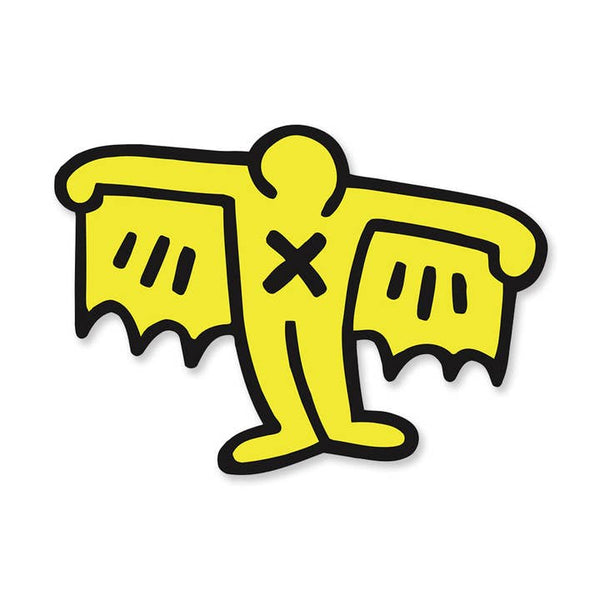 keith Haring Yellow Bat Demon Patch