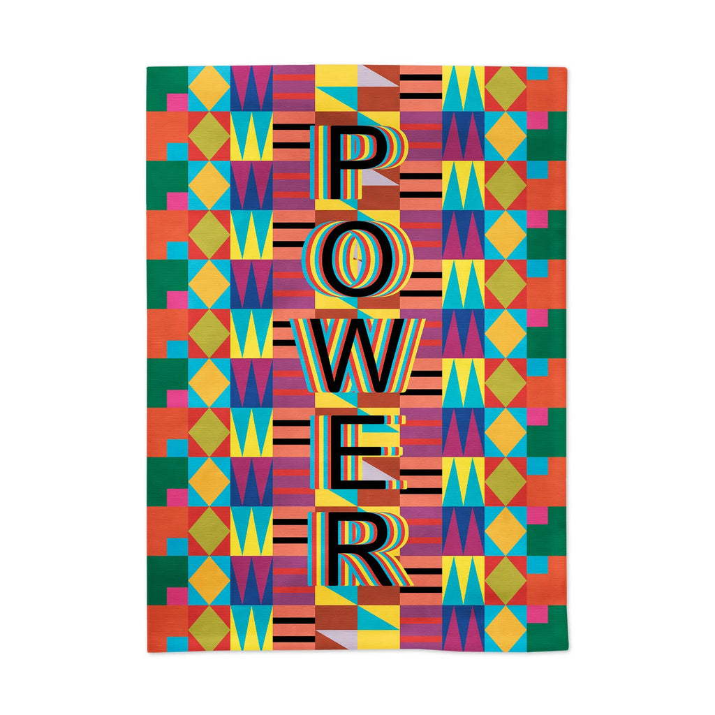 Power Tea Towel by Jeffrey Gibson x Third Drawer Down