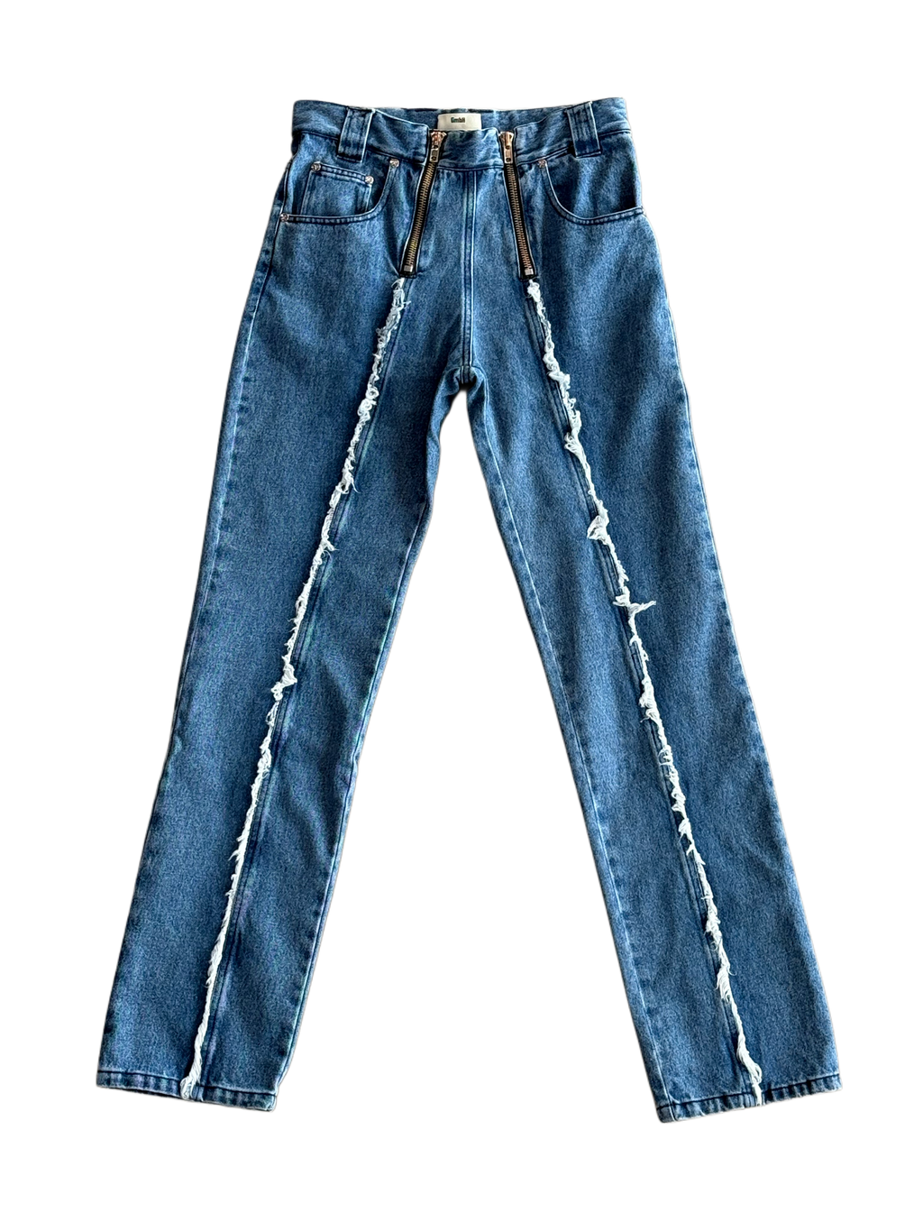 GMBH FRONT FRINGE ZIPPER JEANS FW 24-25