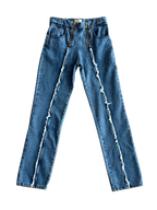 GMBH FRONT FRINGE ZIPPER JEANS FW 24-25