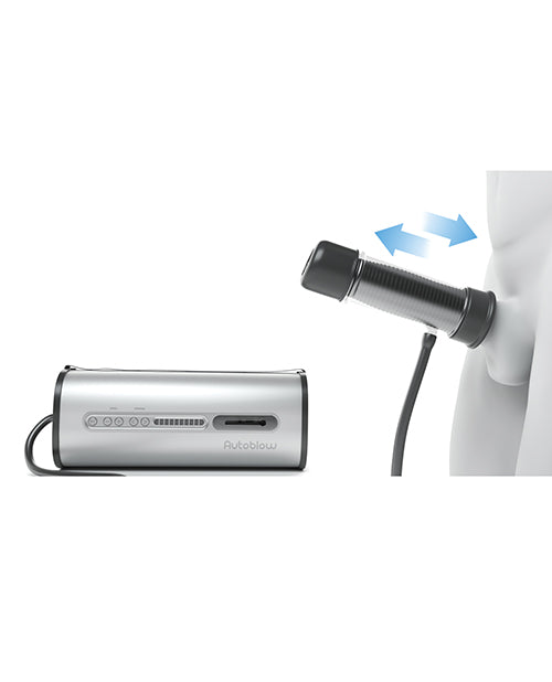 Autoblow VacuGlide Milking Machine - Silver