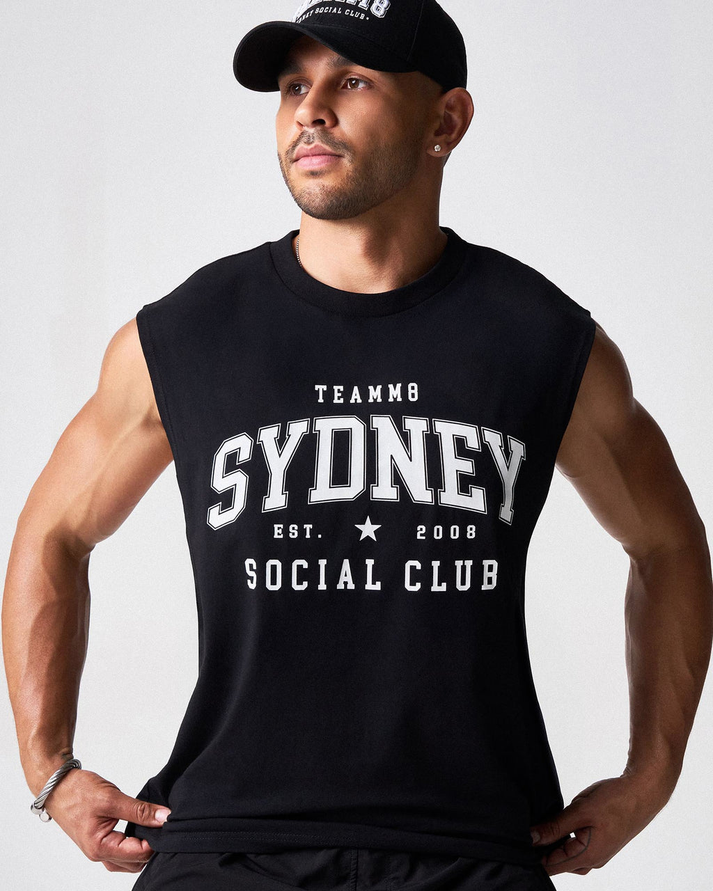 TEAMM8 S.S.C. Legacy Box Muscle Tank Black