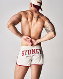 TEAMM8 S.S.C. Legacy Scallop Short Crème