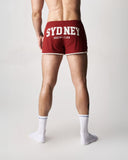 TEAMM8 S.S.C. Legacy Scallop Short Maroon