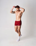 TEAMM8 S.S.C. Legacy Scallop Short Maroon