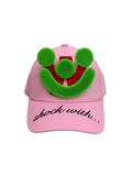 Smiley Cap in Pink by Walter van Beirendonck