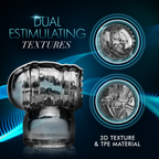Wand Essentials Black Vibra Cup Male Masturbation Wand Attachment