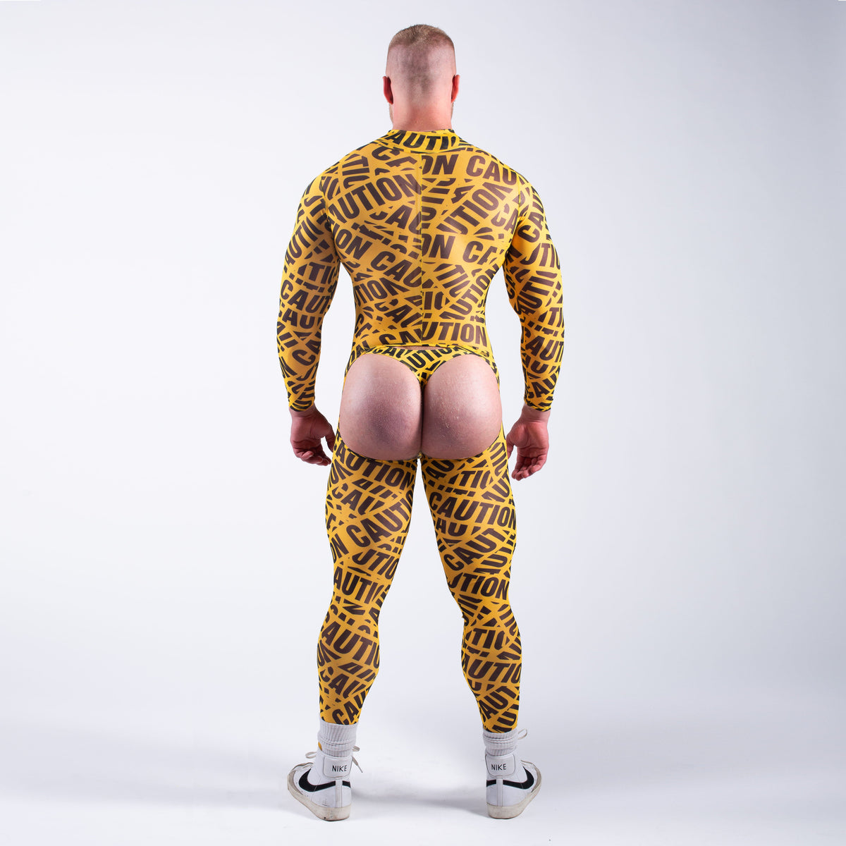 Alfons Dovana Caution Mesh Jock Suit