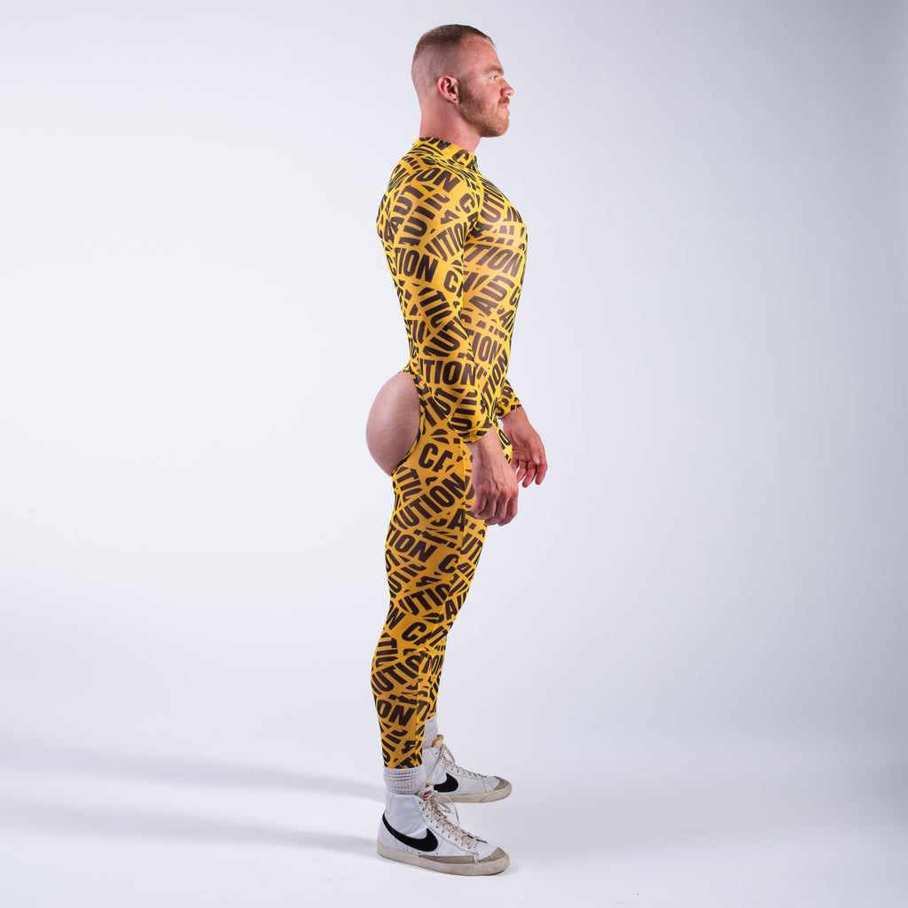 Alfons Dovana Caution Mesh Jock Suit