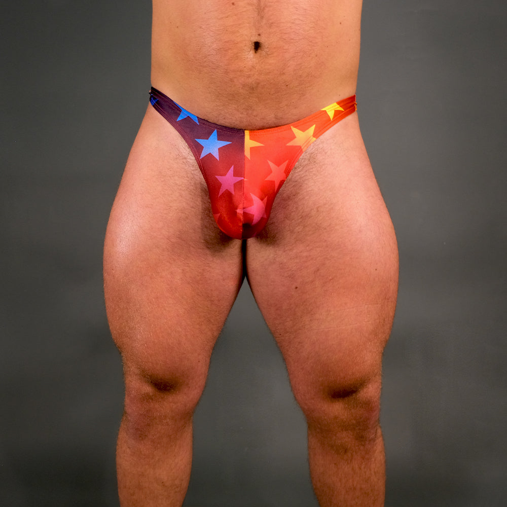 Alfons Dovana Multicolor Stars Thong