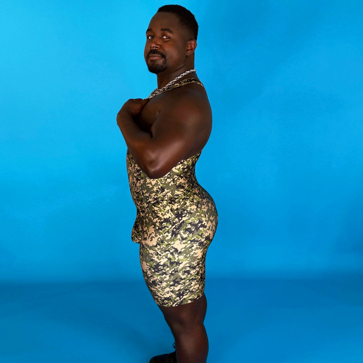 Alfons Dovana Camo Pixel Viper Singlet