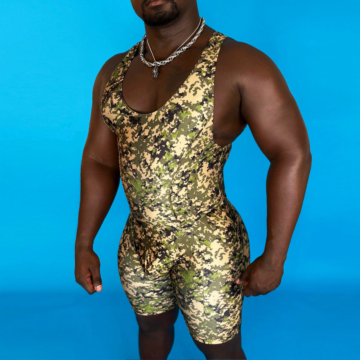 Alfons Dovana Camo Pixel Viper Singlet