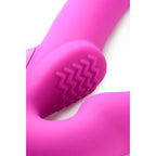 Strap U Evoke Rechargeable Vibrating Silicone Strapless Strap On
